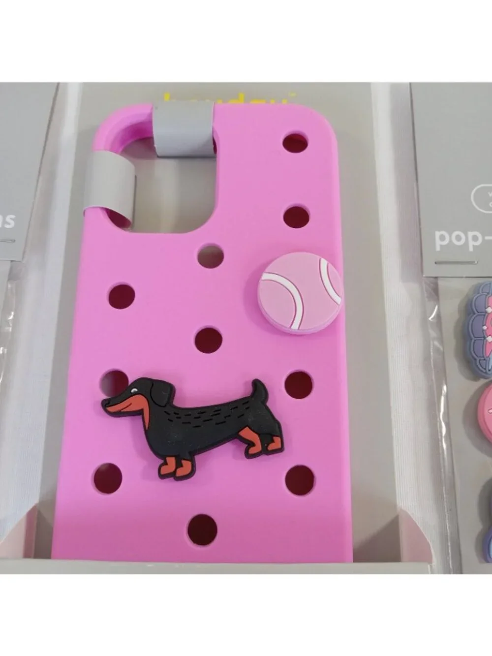 heyday iPhone 17 Pink Pop-In Phone Case 2 Packs Charms Sea Ocean Food New